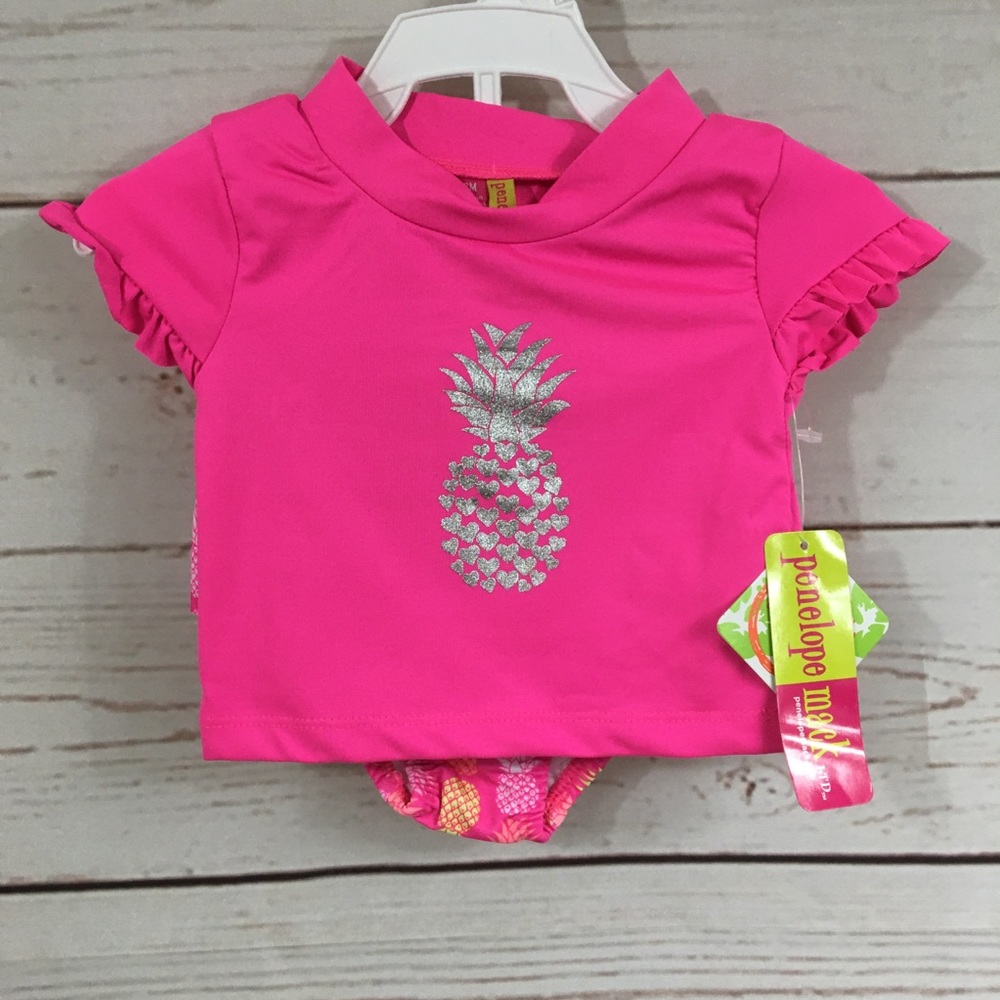 Girls Penelope Mack Pineapple 🍍 Bathing Suit B1 39